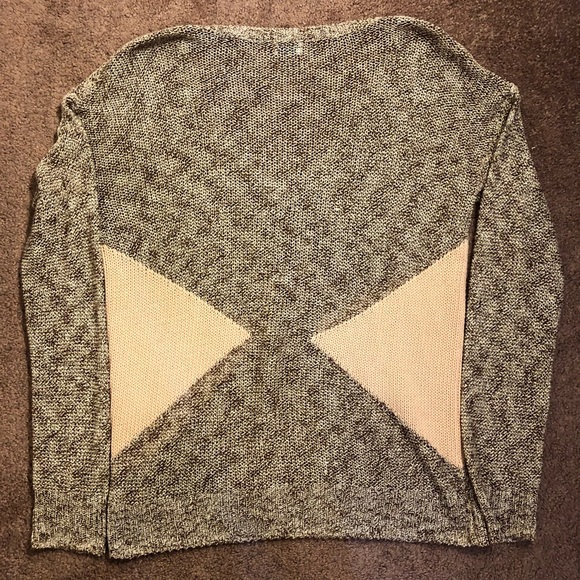 Madewell Wallace Geometric V-Neck Sweater, Large - Picture 2 of 3